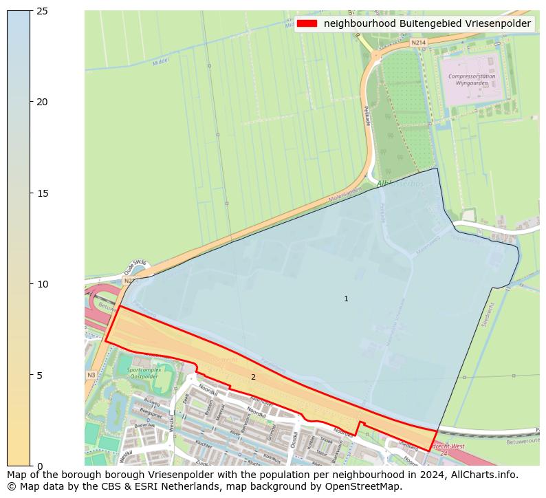 Image of the neighbourhood Buitengebied Vriesenpolder at the map. This image is used as introduction to this page. This page shows a lot of information about the population in the neighbourhood Buitengebied Vriesenpolder (such as the distribution by age groups of the residents, the composition of households, whether inhabitants are natives or Dutch with an immigration background, data about the houses (numbers, types, price development, use, type of property, ...) and more (car ownership, energy consumption, ...) based on open data from the Dutch Central Bureau of Statistics and various other sources!