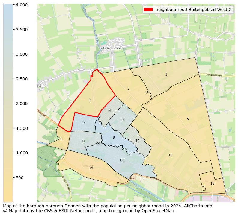 Image of the neighbourhood Buitengebied West 2 at the map. This image is used as introduction to this page. This page shows a lot of information about the population in the neighbourhood Buitengebied West 2 (such as the distribution by age groups of the residents, the composition of households, whether inhabitants are natives or Dutch with an immigration background, data about the houses (numbers, types, price development, use, type of property, ...) and more (car ownership, energy consumption, ...) based on open data from the Dutch Central Bureau of Statistics and various other sources!