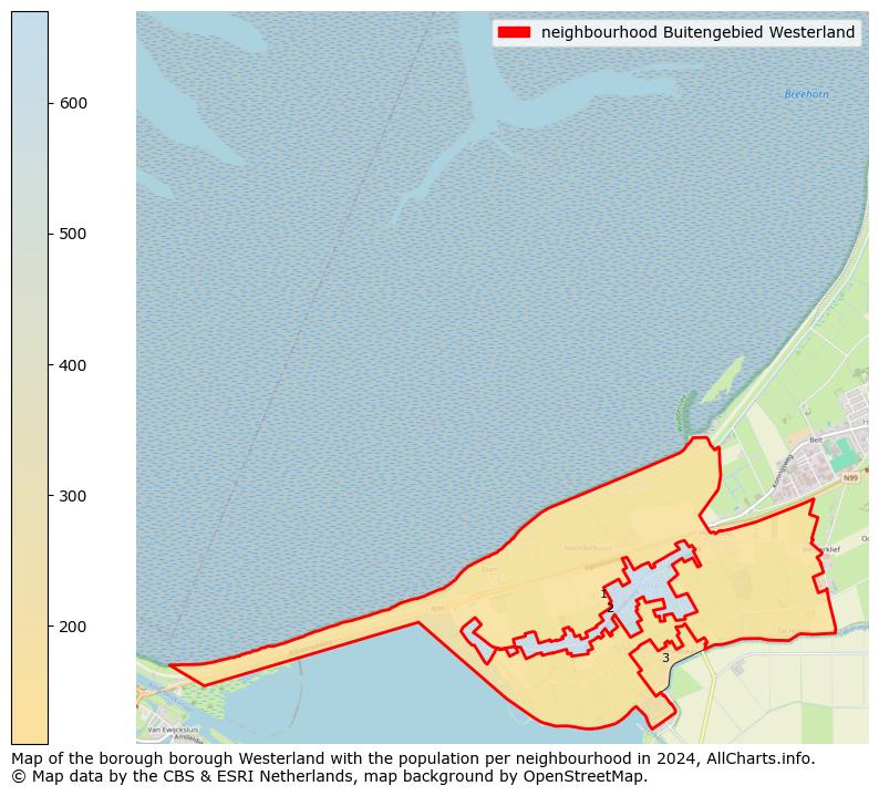 Image of the neighbourhood Buitengebied Westerland at the map. This image is used as introduction to this page. This page shows a lot of information about the population in the neighbourhood Buitengebied Westerland (such as the distribution by age groups of the residents, the composition of households, whether inhabitants are natives or Dutch with an immigration background, data about the houses (numbers, types, price development, use, type of property, ...) and more (car ownership, energy consumption, ...) based on open data from the Dutch Central Bureau of Statistics and various other sources!