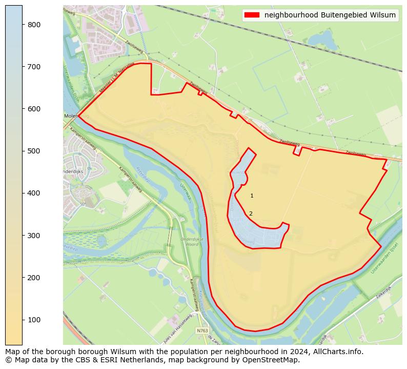 Image of the neighbourhood Buitengebied Wilsum at the map. This image is used as introduction to this page. This page shows a lot of information about the population in the neighbourhood Buitengebied Wilsum (such as the distribution by age groups of the residents, the composition of households, whether inhabitants are natives or Dutch with an immigration background, data about the houses (numbers, types, price development, use, type of property, ...) and more (car ownership, energy consumption, ...) based on open data from the Dutch Central Bureau of Statistics and various other sources!