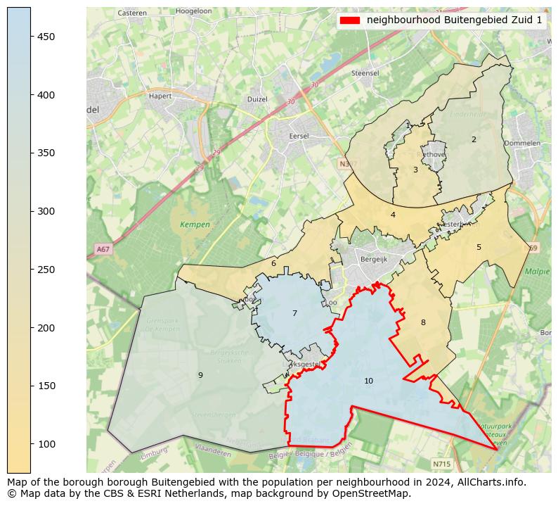 Image of the neighbourhood Buitengebied Zuid 1 at the map. This image is used as introduction to this page. This page shows a lot of information about the population in the neighbourhood Buitengebied Zuid 1 (such as the distribution by age groups of the residents, the composition of households, whether inhabitants are natives or Dutch with an immigration background, data about the houses (numbers, types, price development, use, type of property, ...) and more (car ownership, energy consumption, ...) based on open data from the Dutch Central Bureau of Statistics and various other sources!