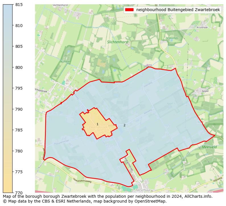 Image of the neighbourhood Buitengebied Zwartebroek at the map. This image is used as introduction to this page. This page shows a lot of information about the population in the neighbourhood Buitengebied Zwartebroek (such as the distribution by age groups of the residents, the composition of households, whether inhabitants are natives or Dutch with an immigration background, data about the houses (numbers, types, price development, use, type of property, ...) and more (car ownership, energy consumption, ...) based on open data from the Dutch Central Bureau of Statistics and various other sources!