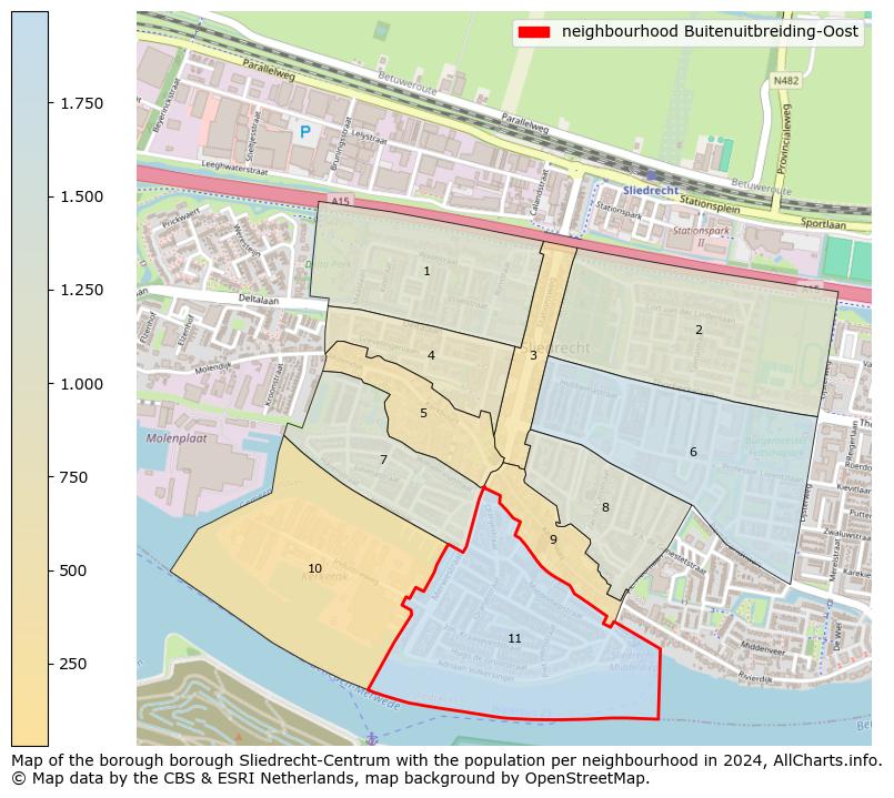 Image of the neighbourhood Buitenuitbreiding-Oost at the map. This image is used as introduction to this page. This page shows a lot of information about the population in the neighbourhood Buitenuitbreiding-Oost (such as the distribution by age groups of the residents, the composition of households, whether inhabitants are natives or Dutch with an immigration background, data about the houses (numbers, types, price development, use, type of property, ...) and more (car ownership, energy consumption, ...) based on open data from the Dutch Central Bureau of Statistics and various other sources!