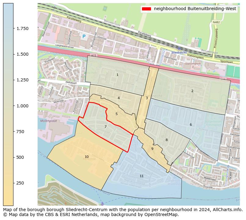 Image of the neighbourhood Buitenuitbreiding-West at the map. This image is used as introduction to this page. This page shows a lot of information about the population in the neighbourhood Buitenuitbreiding-West (such as the distribution by age groups of the residents, the composition of households, whether inhabitants are natives or Dutch with an immigration background, data about the houses (numbers, types, price development, use, type of property, ...) and more (car ownership, energy consumption, ...) based on open data from the Dutch Central Bureau of Statistics and various other sources!