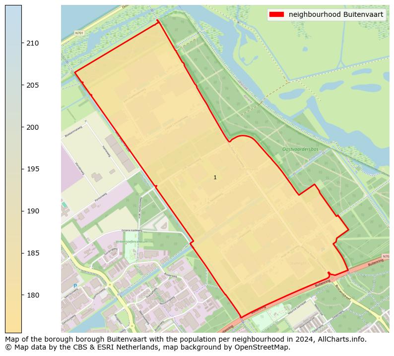 Image of the neighbourhood Buitenvaart at the map. This image is used as introduction to this page. This page shows a lot of information about the population in the neighbourhood Buitenvaart (such as the distribution by age groups of the residents, the composition of households, whether inhabitants are natives or Dutch with an immigration background, data about the houses (numbers, types, price development, use, type of property, ...) and more (car ownership, energy consumption, ...) based on open data from the Dutch Central Bureau of Statistics and various other sources!