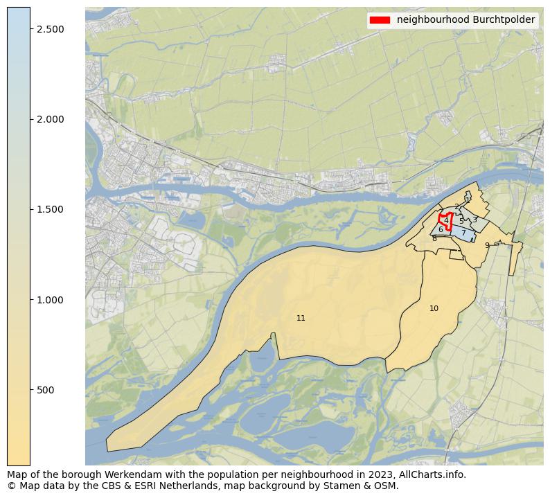 Map of the borough Werkendam with the population per neighbourhood in 2023. This page shows a lot of information about residents (such as the distribution by age groups, family composition, gender, native or Dutch with an immigration background, ...), homes (numbers, types, price development, use, type of property, ...) and more (car ownership, energy consumption, ...) based on open data from the Dutch Central Bureau of Statistics and various other sources!