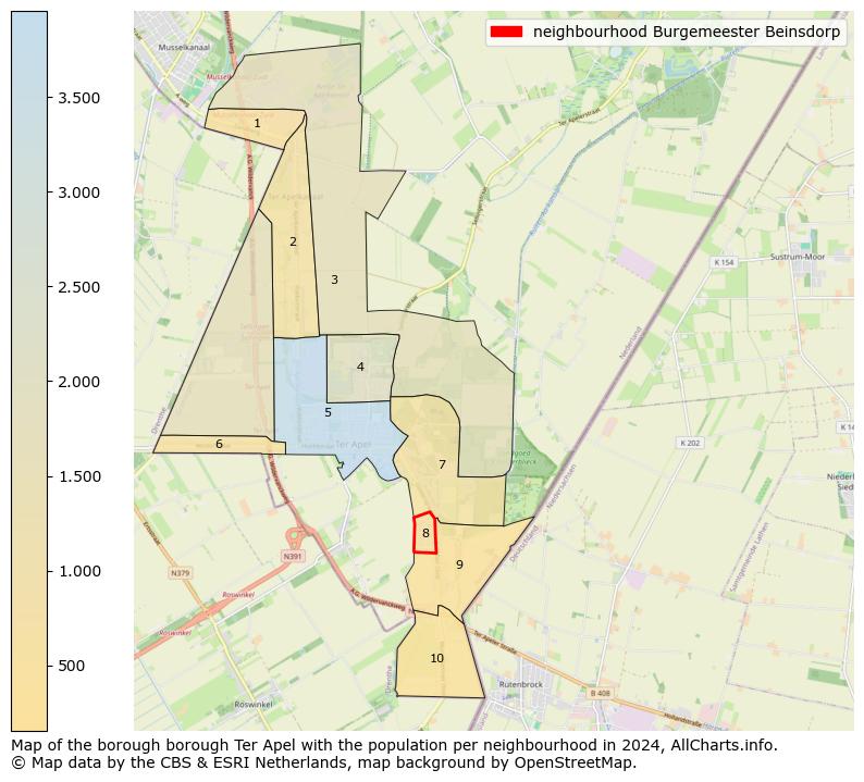 Image of the neighbourhood Burgemeester Beinsdorp at the map. This image is used as introduction to this page. This page shows a lot of information about the population in the neighbourhood Burgemeester Beinsdorp (such as the distribution by age groups of the residents, the composition of households, whether inhabitants are natives or Dutch with an immigration background, data about the houses (numbers, types, price development, use, type of property, ...) and more (car ownership, energy consumption, ...) based on open data from the Dutch Central Bureau of Statistics and various other sources!