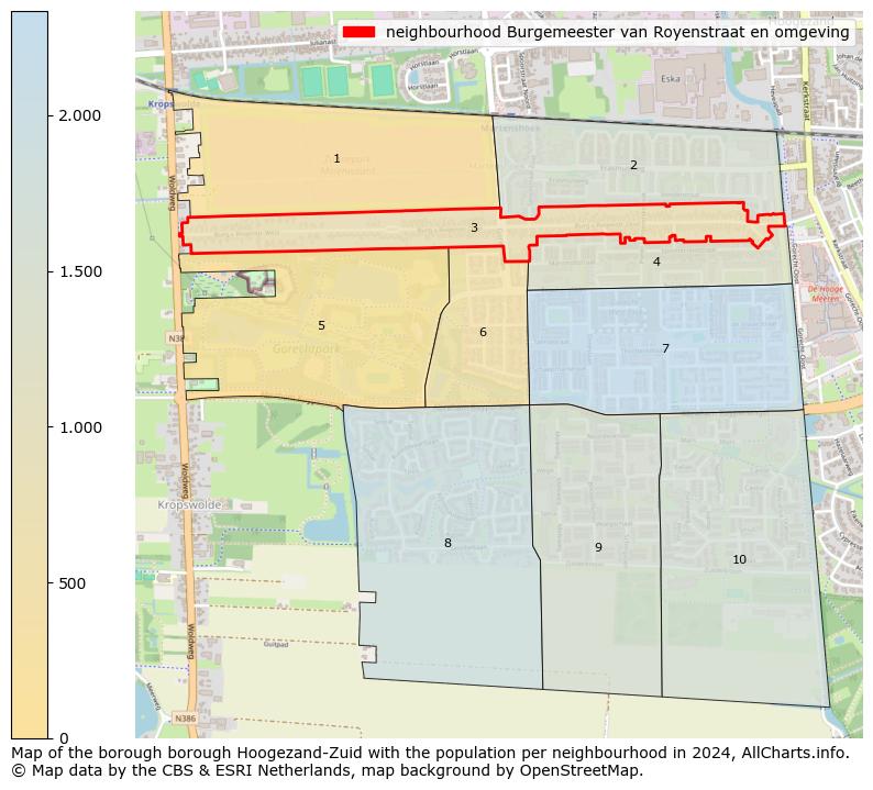 Image of the neighbourhood Burgemeester van Royenstraat en omgeving at the map. This image is used as introduction to this page. This page shows a lot of information about the population in the neighbourhood Burgemeester van Royenstraat en omgeving (such as the distribution by age groups of the residents, the composition of households, whether inhabitants are natives or Dutch with an immigration background, data about the houses (numbers, types, price development, use, type of property, ...) and more (car ownership, energy consumption, ...) based on open data from the Dutch Central Bureau of Statistics and various other sources!