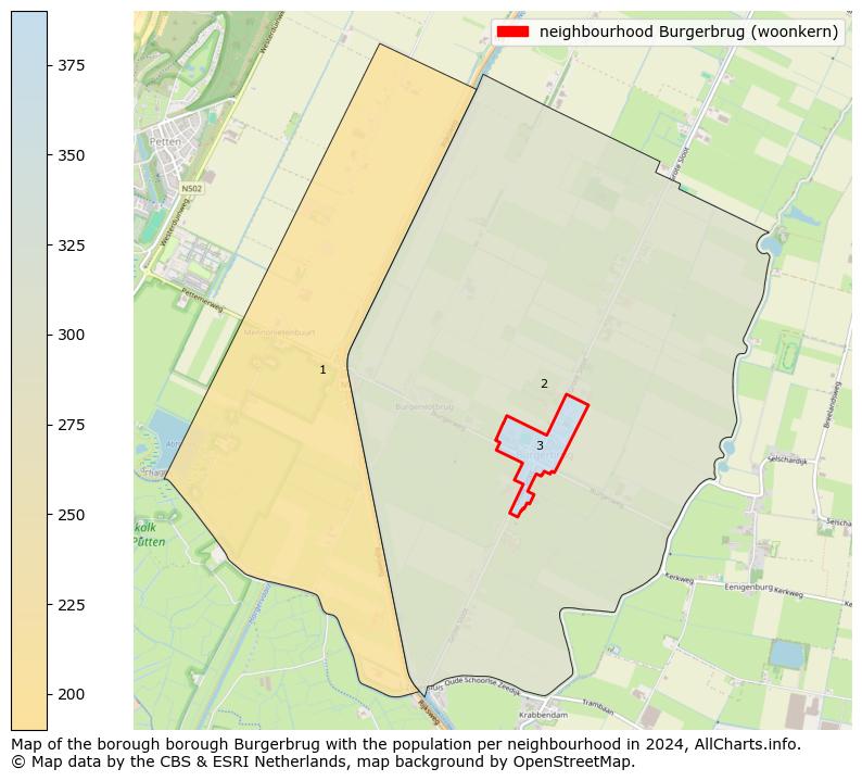 Image of the neighbourhood Burgerbrug (woonkern) at the map. This image is used as introduction to this page. This page shows a lot of information about the population in the neighbourhood Burgerbrug (woonkern) (such as the distribution by age groups of the residents, the composition of households, whether inhabitants are natives or Dutch with an immigration background, data about the houses (numbers, types, price development, use, type of property, ...) and more (car ownership, energy consumption, ...) based on open data from the Dutch Central Bureau of Statistics and various other sources!