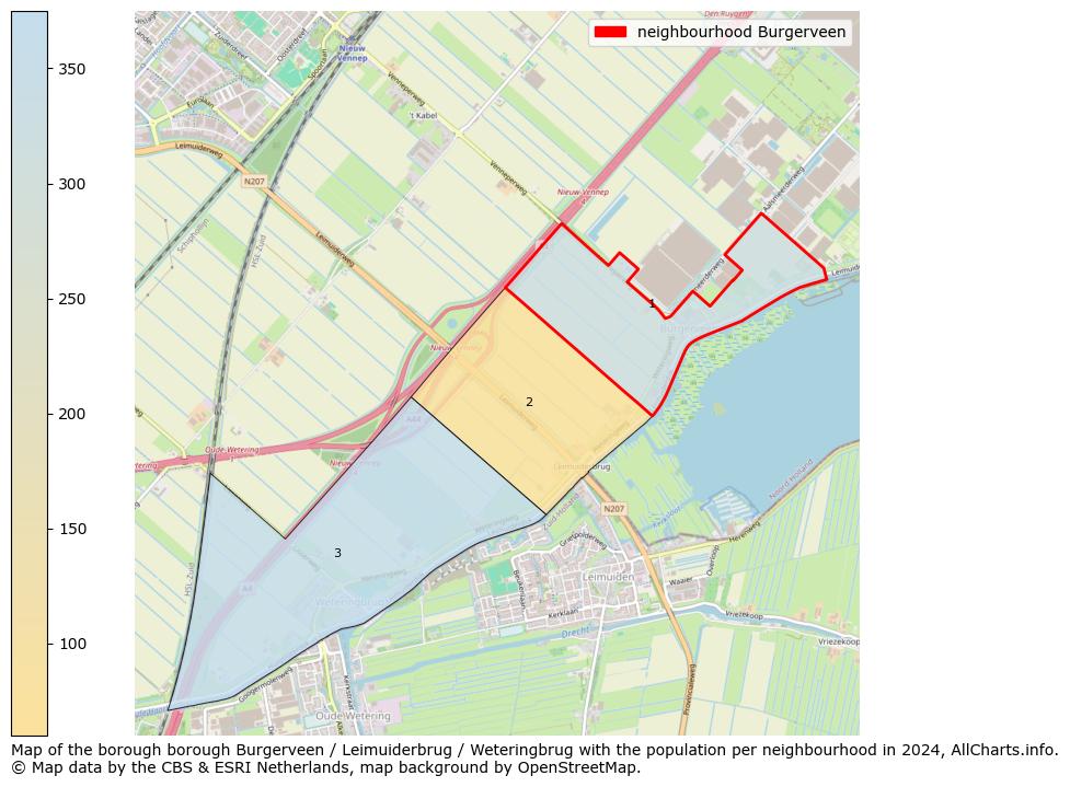 Image of the neighbourhood Burgerveen at the map. This image is used as introduction to this page. This page shows a lot of information about the population in the neighbourhood Burgerveen (such as the distribution by age groups of the residents, the composition of households, whether inhabitants are natives or Dutch with an immigration background, data about the houses (numbers, types, price development, use, type of property, ...) and more (car ownership, energy consumption, ...) based on open data from the Dutch Central Bureau of Statistics and various other sources!