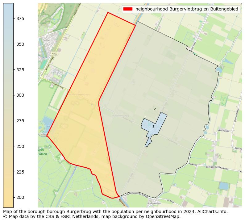 Image of the neighbourhood Burgervlotbrug en Buitengebied at the map. This image is used as introduction to this page. This page shows a lot of information about the population in the neighbourhood Burgervlotbrug en Buitengebied (such as the distribution by age groups of the residents, the composition of households, whether inhabitants are natives or Dutch with an immigration background, data about the houses (numbers, types, price development, use, type of property, ...) and more (car ownership, energy consumption, ...) based on open data from the Dutch Central Bureau of Statistics and various other sources!