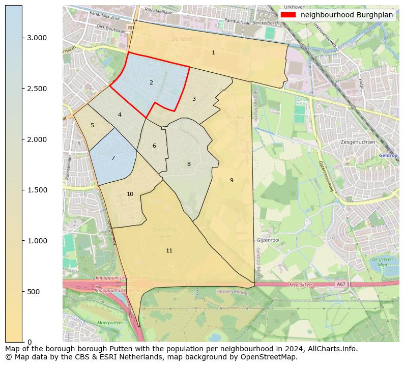 Image of the neighbourhood Burghplan at the map. This image is used as introduction to this page. This page shows a lot of information about the population in the neighbourhood Burghplan (such as the distribution by age groups of the residents, the composition of households, whether inhabitants are natives or Dutch with an immigration background, data about the houses (numbers, types, price development, use, type of property, ...) and more (car ownership, energy consumption, ...) based on open data from the Dutch Central Bureau of Statistics and various other sources!