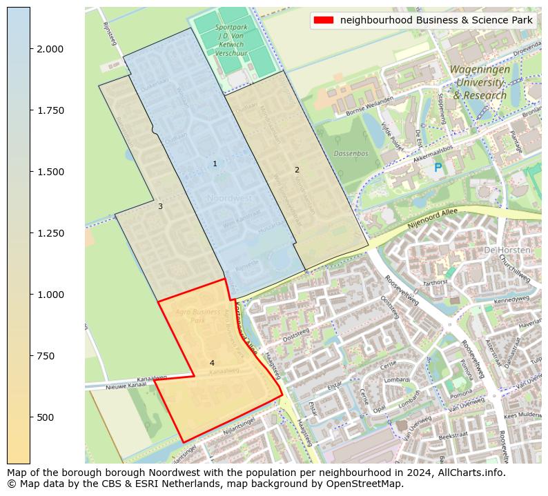 Image of the neighbourhood Business & Science Park at the map. This image is used as introduction to this page. This page shows a lot of information about the population in the neighbourhood Business & Science Park (such as the distribution by age groups of the residents, the composition of households, whether inhabitants are natives or Dutch with an immigration background, data about the houses (numbers, types, price development, use, type of property, ...) and more (car ownership, energy consumption, ...) based on open data from the Dutch Central Bureau of Statistics and various other sources!