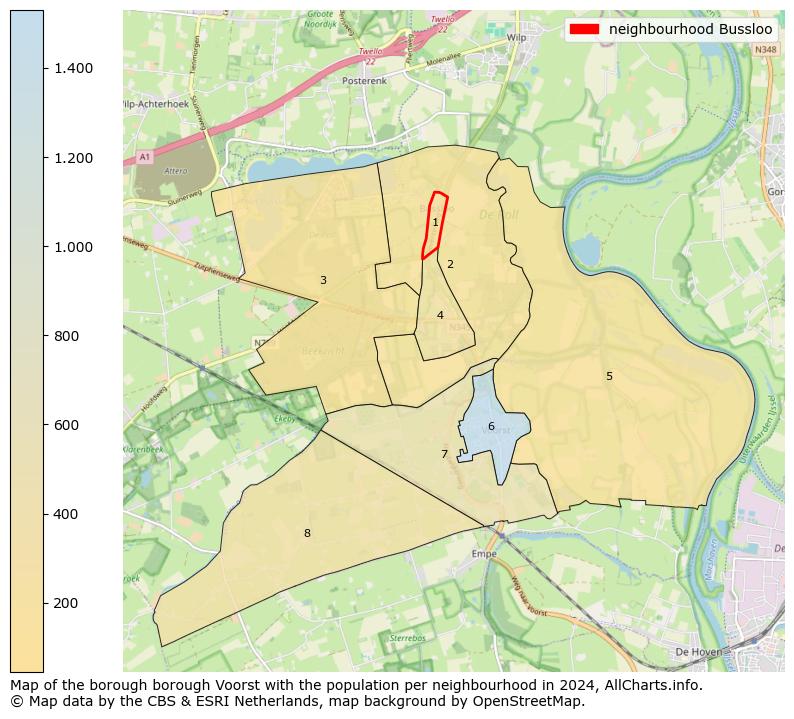 Image of the neighbourhood Bussloo at the map. This image is used as introduction to this page. This page shows a lot of information about the population in the neighbourhood Bussloo (such as the distribution by age groups of the residents, the composition of households, whether inhabitants are natives or Dutch with an immigration background, data about the houses (numbers, types, price development, use, type of property, ...) and more (car ownership, energy consumption, ...) based on open data from the Dutch Central Bureau of Statistics and various other sources!