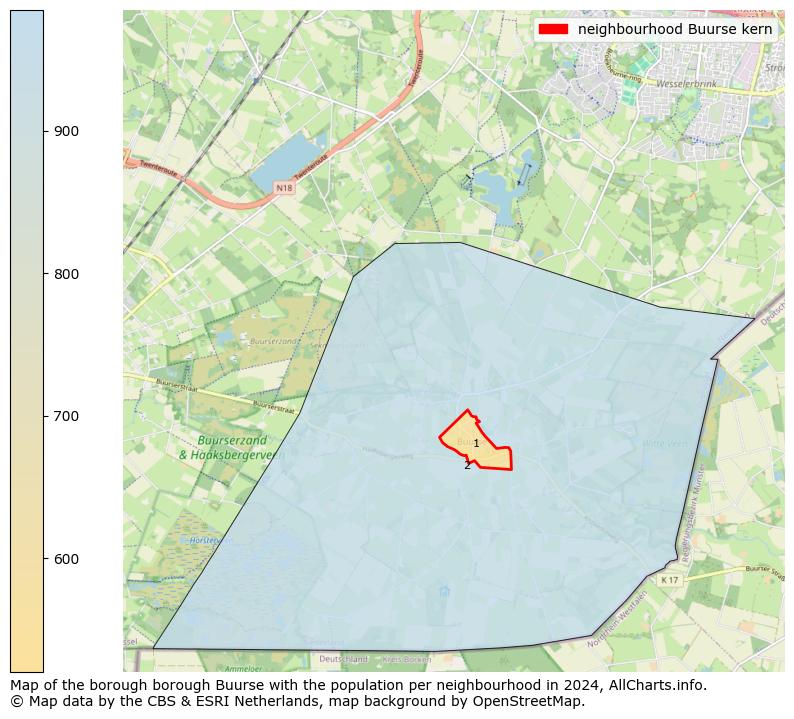 Image of the neighbourhood Buurse kern at the map. This image is used as introduction to this page. This page shows a lot of information about the population in the neighbourhood Buurse kern (such as the distribution by age groups of the residents, the composition of households, whether inhabitants are natives or Dutch with an immigration background, data about the houses (numbers, types, price development, use, type of property, ...) and more (car ownership, energy consumption, ...) based on open data from the Dutch Central Bureau of Statistics and various other sources!