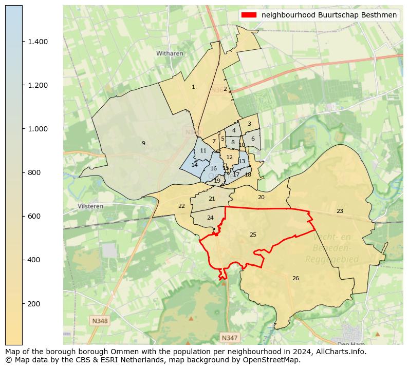 Image of the neighbourhood Buurtschap Besthmen at the map. This image is used as introduction to this page. This page shows a lot of information about the population in the neighbourhood Buurtschap Besthmen (such as the distribution by age groups of the residents, the composition of households, whether inhabitants are natives or Dutch with an immigration background, data about the houses (numbers, types, price development, use, type of property, ...) and more (car ownership, energy consumption, ...) based on open data from the Dutch Central Bureau of Statistics and various other sources!