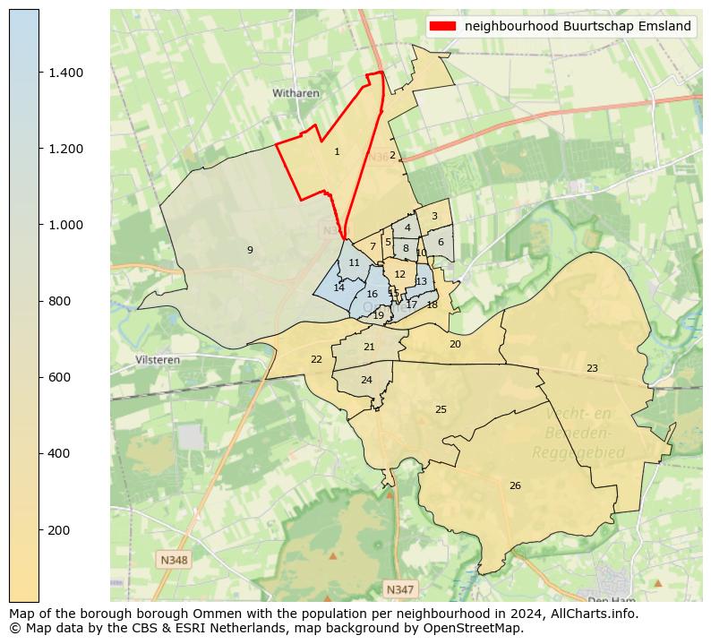 Image of the neighbourhood Buurtschap Emsland at the map. This image is used as introduction to this page. This page shows a lot of information about the population in the neighbourhood Buurtschap Emsland (such as the distribution by age groups of the residents, the composition of households, whether inhabitants are natives or Dutch with an immigration background, data about the houses (numbers, types, price development, use, type of property, ...) and more (car ownership, energy consumption, ...) based on open data from the Dutch Central Bureau of Statistics and various other sources!