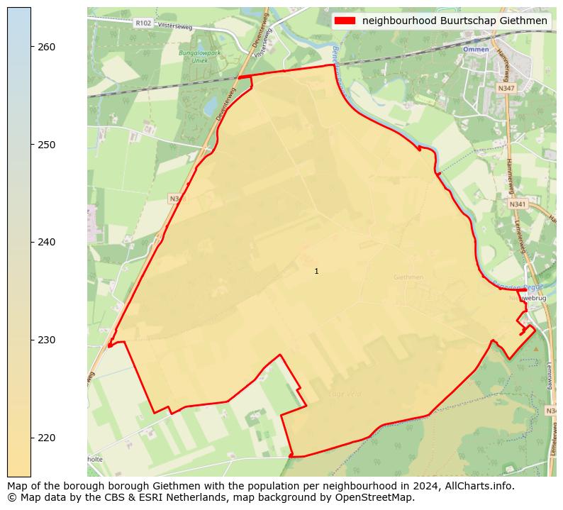 Image of the neighbourhood Buurtschap Giethmen at the map. This image is used as introduction to this page. This page shows a lot of information about the population in the neighbourhood Buurtschap Giethmen (such as the distribution by age groups of the residents, the composition of households, whether inhabitants are natives or Dutch with an immigration background, data about the houses (numbers, types, price development, use, type of property, ...) and more (car ownership, energy consumption, ...) based on open data from the Dutch Central Bureau of Statistics and various other sources!