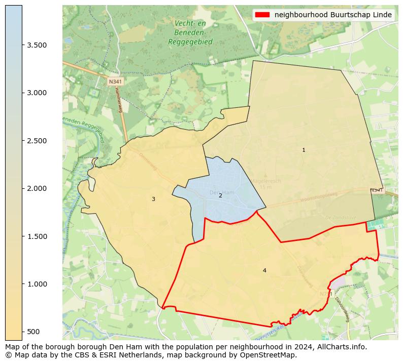 Image of the neighbourhood Buurtschap Linde at the map. This image is used as introduction to this page. This page shows a lot of information about the population in the neighbourhood Buurtschap Linde (such as the distribution by age groups of the residents, the composition of households, whether inhabitants are natives or Dutch with an immigration background, data about the houses (numbers, types, price development, use, type of property, ...) and more (car ownership, energy consumption, ...) based on open data from the Dutch Central Bureau of Statistics and various other sources!