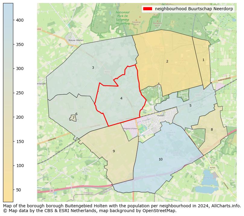 Image of the neighbourhood Buurtschap Neerdorp at the map. This image is used as introduction to this page. This page shows a lot of information about the population in the neighbourhood Buurtschap Neerdorp (such as the distribution by age groups of the residents, the composition of households, whether inhabitants are natives or Dutch with an immigration background, data about the houses (numbers, types, price development, use, type of property, ...) and more (car ownership, energy consumption, ...) based on open data from the Dutch Central Bureau of Statistics and various other sources!