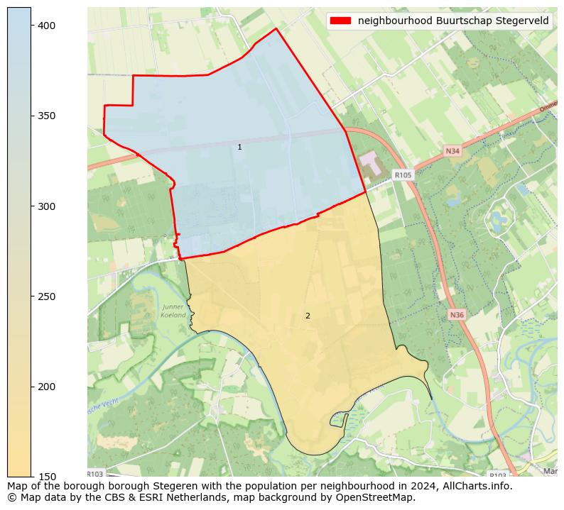 Image of the neighbourhood Buurtschap Stegerveld at the map. This image is used as introduction to this page. This page shows a lot of information about the population in the neighbourhood Buurtschap Stegerveld (such as the distribution by age groups of the residents, the composition of households, whether inhabitants are natives or Dutch with an immigration background, data about the houses (numbers, types, price development, use, type of property, ...) and more (car ownership, energy consumption, ...) based on open data from the Dutch Central Bureau of Statistics and various other sources!