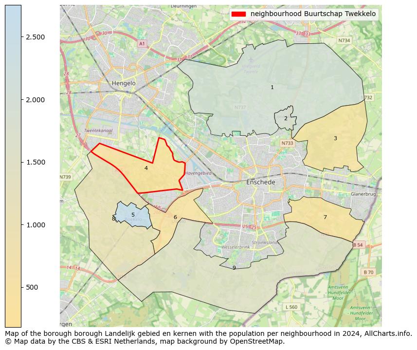 Image of the neighbourhood Buurtschap Twekkelo at the map. This image is used as introduction to this page. This page shows a lot of information about the population in the neighbourhood Buurtschap Twekkelo (such as the distribution by age groups of the residents, the composition of households, whether inhabitants are natives or Dutch with an immigration background, data about the houses (numbers, types, price development, use, type of property, ...) and more (car ownership, energy consumption, ...) based on open data from the Dutch Central Bureau of Statistics and various other sources!