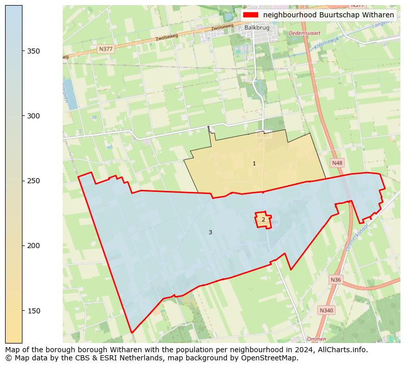 Image of the neighbourhood Buurtschap Witharen at the map. This image is used as introduction to this page. This page shows a lot of information about the population in the neighbourhood Buurtschap Witharen (such as the distribution by age groups of the residents, the composition of households, whether inhabitants are natives or Dutch with an immigration background, data about the houses (numbers, types, price development, use, type of property, ...) and more (car ownership, energy consumption, ...) based on open data from the Dutch Central Bureau of Statistics and various other sources!