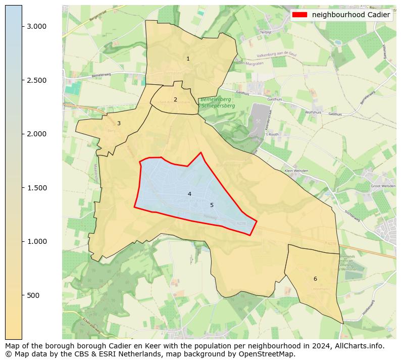 Image of the neighbourhood Cadier at the map. This image is used as introduction to this page. This page shows a lot of information about the population in the neighbourhood Cadier (such as the distribution by age groups of the residents, the composition of households, whether inhabitants are natives or Dutch with an immigration background, data about the houses (numbers, types, price development, use, type of property, ...) and more (car ownership, energy consumption, ...) based on open data from the Dutch Central Bureau of Statistics and various other sources!