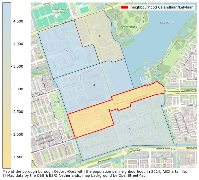 Image of the neighbourhood Calandlaan/Lelylaan at the map. This image is used as introduction to this page. This page shows a lot of information about the population in the neighbourhood Calandlaan/Lelylaan (such as the distribution by age groups of the residents, the composition of households, whether inhabitants are natives or Dutch with an immigration background, data about the houses (numbers, types, price development, use, type of property, ...) and more (car ownership, energy consumption, ...) based on open data from the Dutch Central Bureau of Statistics and various other sources!