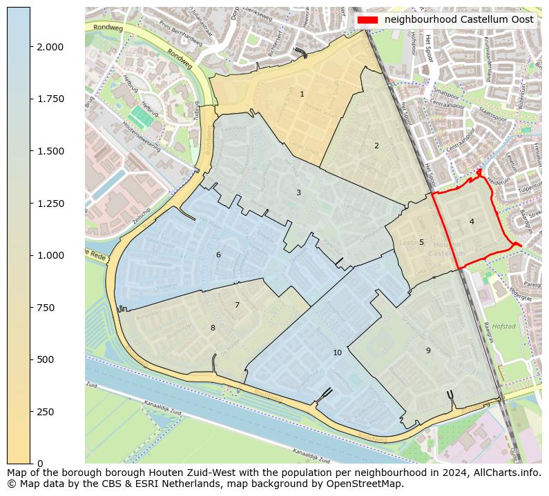 Image of the neighbourhood Castellum Oost at the map. This image is used as introduction to this page. This page shows a lot of information about the population in the neighbourhood Castellum Oost (such as the distribution by age groups of the residents, the composition of households, whether inhabitants are natives or Dutch with an immigration background, data about the houses (numbers, types, price development, use, type of property, ...) and more (car ownership, energy consumption, ...) based on open data from the Dutch Central Bureau of Statistics and various other sources!