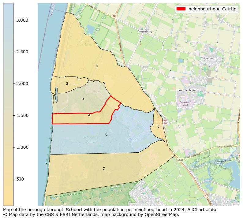 Image of the neighbourhood Catrijp at the map. This image is used as introduction to this page. This page shows a lot of information about the population in the neighbourhood Catrijp (such as the distribution by age groups of the residents, the composition of households, whether inhabitants are natives or Dutch with an immigration background, data about the houses (numbers, types, price development, use, type of property, ...) and more (car ownership, energy consumption, ...) based on open data from the Dutch Central Bureau of Statistics and various other sources!