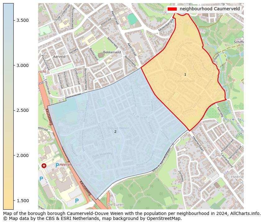 Image of the neighbourhood Caumerveld at the map. This image is used as introduction to this page. This page shows a lot of information about the population in the neighbourhood Caumerveld (such as the distribution by age groups of the residents, the composition of households, whether inhabitants are natives or Dutch with an immigration background, data about the houses (numbers, types, price development, use, type of property, ...) and more (car ownership, energy consumption, ...) based on open data from the Dutch Central Bureau of Statistics and various other sources!