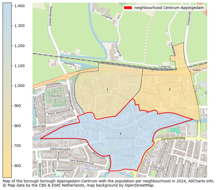 Image of the neighbourhood Centrum-Appingedam at the map. This image is used as introduction to this page. This page shows a lot of information about the population in the neighbourhood Centrum-Appingedam (such as the distribution by age groups of the residents, the composition of households, whether inhabitants are natives or Dutch with an immigration background, data about the houses (numbers, types, price development, use, type of property, ...) and more (car ownership, energy consumption, ...) based on open data from the Dutch Central Bureau of Statistics and various other sources!