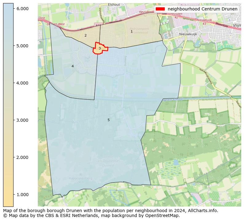 Image of the neighbourhood Centrum Drunen at the map. This image is used as introduction to this page. This page shows a lot of information about the population in the neighbourhood Centrum Drunen (such as the distribution by age groups of the residents, the composition of households, whether inhabitants are natives or Dutch with an immigration background, data about the houses (numbers, types, price development, use, type of property, ...) and more (car ownership, energy consumption, ...) based on open data from the Dutch Central Bureau of Statistics and various other sources!