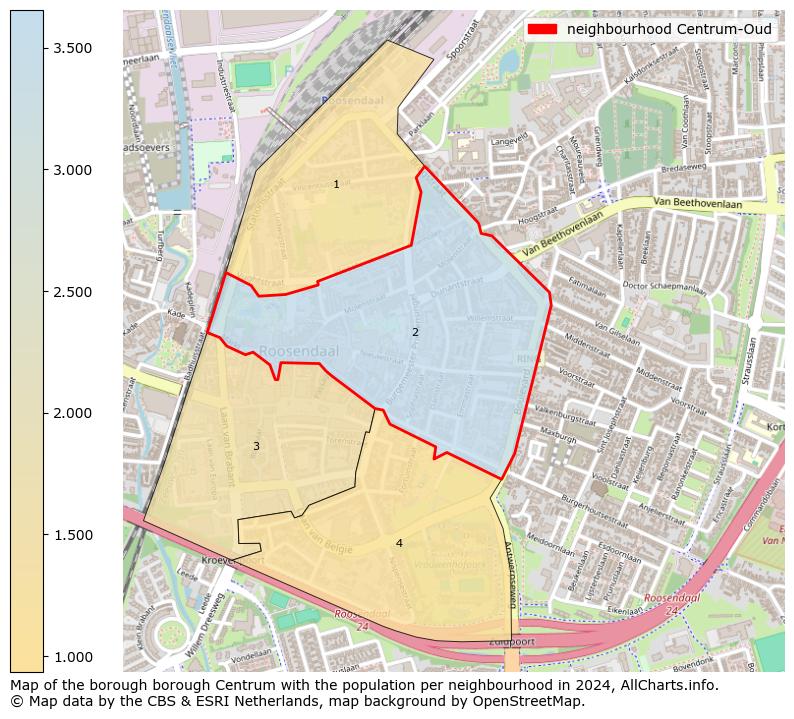 Image of the neighbourhood Centrum-Oud at the map. This image is used as introduction to this page. This page shows a lot of information about the population in the neighbourhood Centrum-Oud (such as the distribution by age groups of the residents, the composition of households, whether inhabitants are natives or Dutch with an immigration background, data about the houses (numbers, types, price development, use, type of property, ...) and more (car ownership, energy consumption, ...) based on open data from the Dutch Central Bureau of Statistics and various other sources!