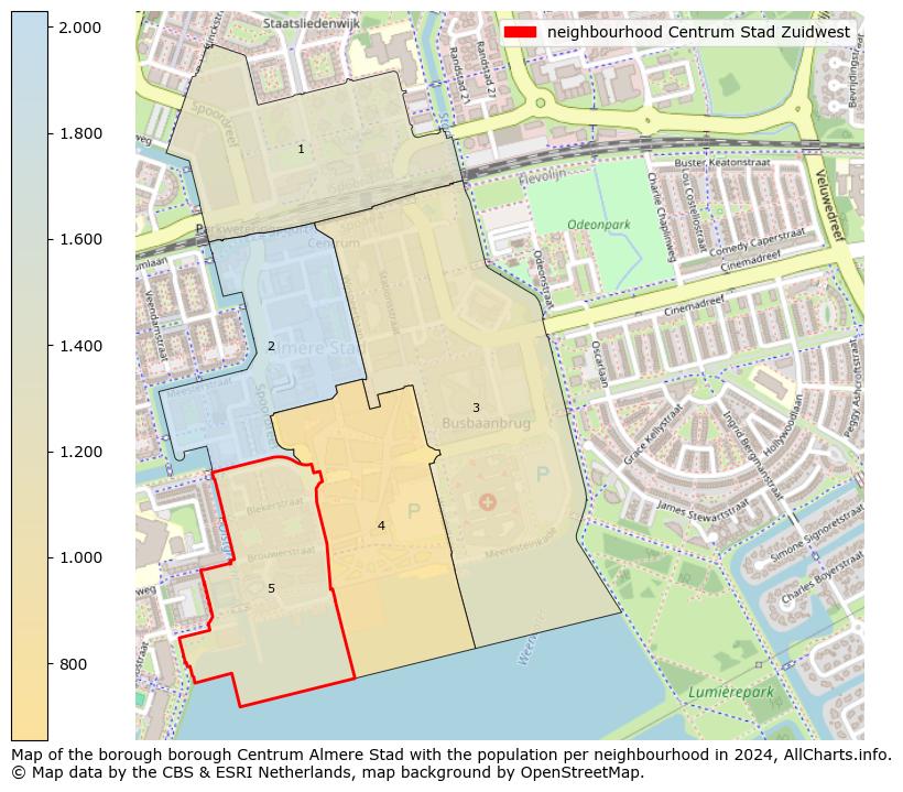 Image of the neighbourhood Centrum Stad Zuidwest at the map. This image is used as introduction to this page. This page shows a lot of information about the population in the neighbourhood Centrum Stad Zuidwest (such as the distribution by age groups of the residents, the composition of households, whether inhabitants are natives or Dutch with an immigration background, data about the houses (numbers, types, price development, use, type of property, ...) and more (car ownership, energy consumption, ...) based on open data from the Dutch Central Bureau of Statistics and various other sources!