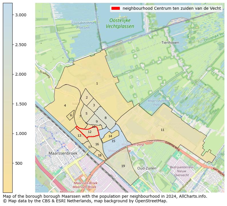 Image of the neighbourhood Centrum ten zuiden van de Vecht at the map. This image is used as introduction to this page. This page shows a lot of information about the population in the neighbourhood Centrum ten zuiden van de Vecht (such as the distribution by age groups of the residents, the composition of households, whether inhabitants are natives or Dutch with an immigration background, data about the houses (numbers, types, price development, use, type of property, ...) and more (car ownership, energy consumption, ...) based on open data from the Dutch Central Bureau of Statistics and various other sources!