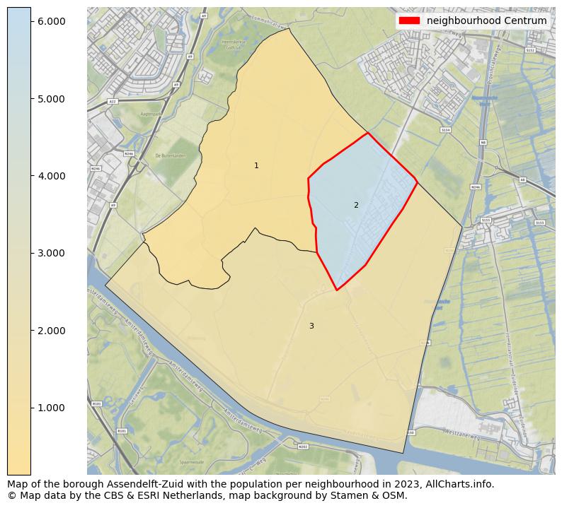 Map of the borough Assendelft-Zuid with the population per neighbourhood in 2023. This page shows a lot of information about residents (such as the distribution by age groups, family composition, gender, native or Dutch with an immigration background, ...), homes (numbers, types, price development, use, type of property, ...) and more (car ownership, energy consumption, ...) based on open data from the Dutch Central Bureau of Statistics and various other sources!
