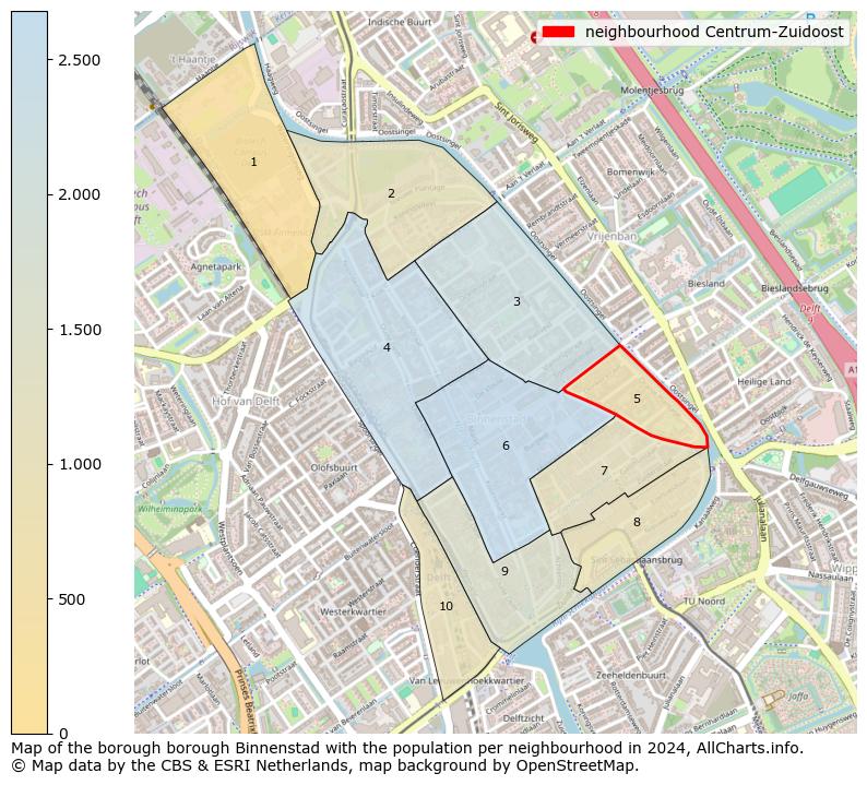 Image of the neighbourhood Centrum-Zuidoost at the map. This image is used as introduction to this page. This page shows a lot of information about the population in the neighbourhood Centrum-Zuidoost (such as the distribution by age groups of the residents, the composition of households, whether inhabitants are natives or Dutch with an immigration background, data about the houses (numbers, types, price development, use, type of property, ...) and more (car ownership, energy consumption, ...) based on open data from the Dutch Central Bureau of Statistics and various other sources!