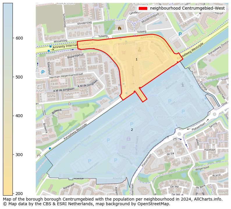 Image of the neighbourhood Centrumgebied-West at the map. This image is used as introduction to this page. This page shows a lot of information about the population in the neighbourhood Centrumgebied-West (such as the distribution by age groups of the residents, the composition of households, whether inhabitants are natives or Dutch with an immigration background, data about the houses (numbers, types, price development, use, type of property, ...) and more (car ownership, energy consumption, ...) based on open data from the Dutch Central Bureau of Statistics and various other sources!