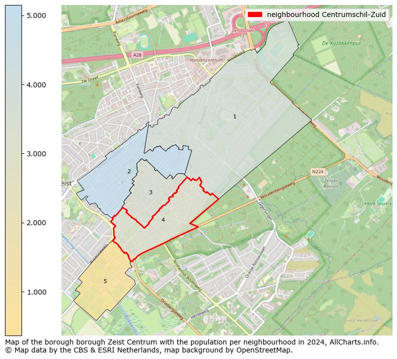 Image of the neighbourhood Centrumschil-Zuid at the map. This image is used as introduction to this page. This page shows a lot of information about the population in the neighbourhood Centrumschil-Zuid (such as the distribution by age groups of the residents, the composition of households, whether inhabitants are natives or Dutch with an immigration background, data about the houses (numbers, types, price development, use, type of property, ...) and more (car ownership, energy consumption, ...) based on open data from the Dutch Central Bureau of Statistics and various other sources!