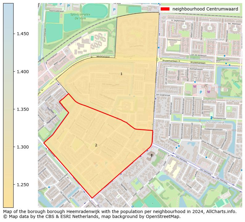 Image of the neighbourhood Centrumwaard at the map. This image is used as introduction to this page. This page shows a lot of information about the population in the neighbourhood Centrumwaard (such as the distribution by age groups of the residents, the composition of households, whether inhabitants are natives or Dutch with an immigration background, data about the houses (numbers, types, price development, use, type of property, ...) and more (car ownership, energy consumption, ...) based on open data from the Dutch Central Bureau of Statistics and various other sources!