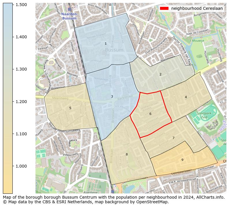 Image of the neighbourhood Cereslaan at the map. This image is used as introduction to this page. This page shows a lot of information about the population in the neighbourhood Cereslaan (such as the distribution by age groups of the residents, the composition of households, whether inhabitants are natives or Dutch with an immigration background, data about the houses (numbers, types, price development, use, type of property, ...) and more (car ownership, energy consumption, ...) based on open data from the Dutch Central Bureau of Statistics and various other sources!