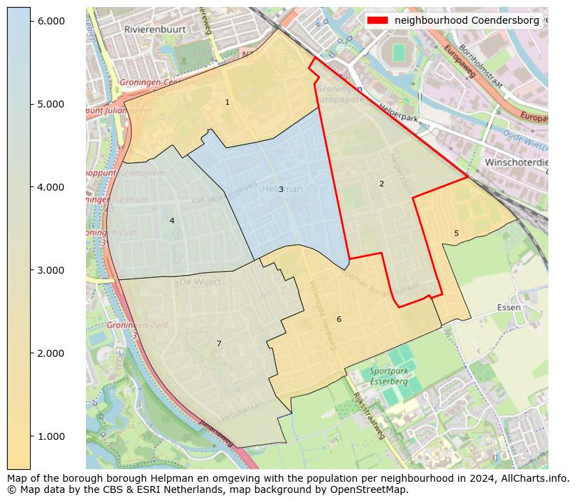 Image of the neighbourhood Coendersborg at the map. This image is used as introduction to this page. This page shows a lot of information about the population in the neighbourhood Coendersborg (such as the distribution by age groups of the residents, the composition of households, whether inhabitants are natives or Dutch with an immigration background, data about the houses (numbers, types, price development, use, type of property, ...) and more (car ownership, energy consumption, ...) based on open data from the Dutch Central Bureau of Statistics and various other sources!