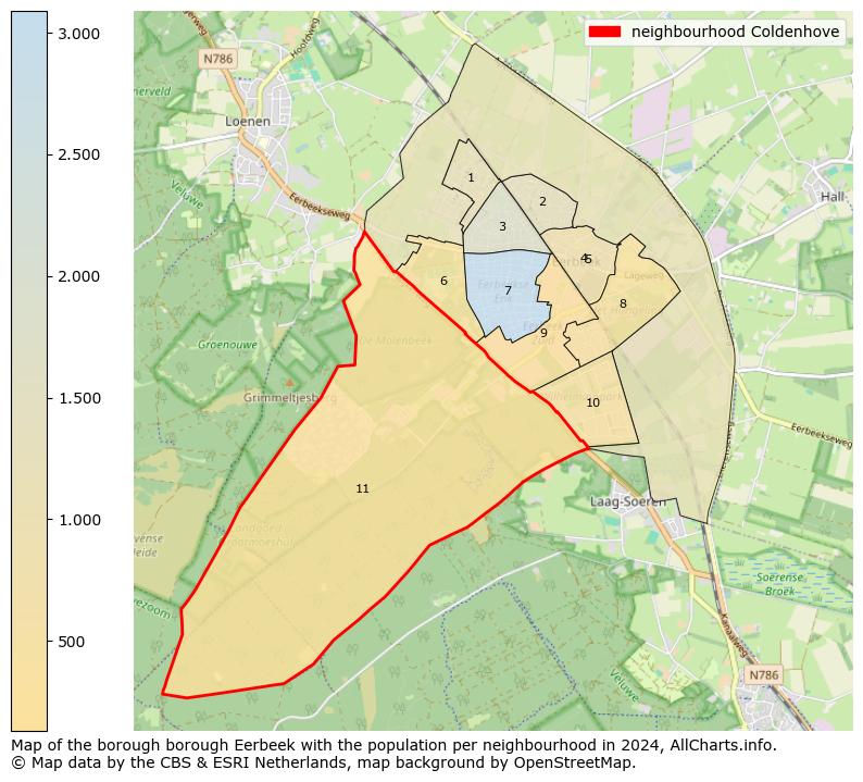 Image of the neighbourhood Coldenhove at the map. This image is used as introduction to this page. This page shows a lot of information about the population in the neighbourhood Coldenhove (such as the distribution by age groups of the residents, the composition of households, whether inhabitants are natives or Dutch with an immigration background, data about the houses (numbers, types, price development, use, type of property, ...) and more (car ownership, energy consumption, ...) based on open data from the Dutch Central Bureau of Statistics and various other sources!