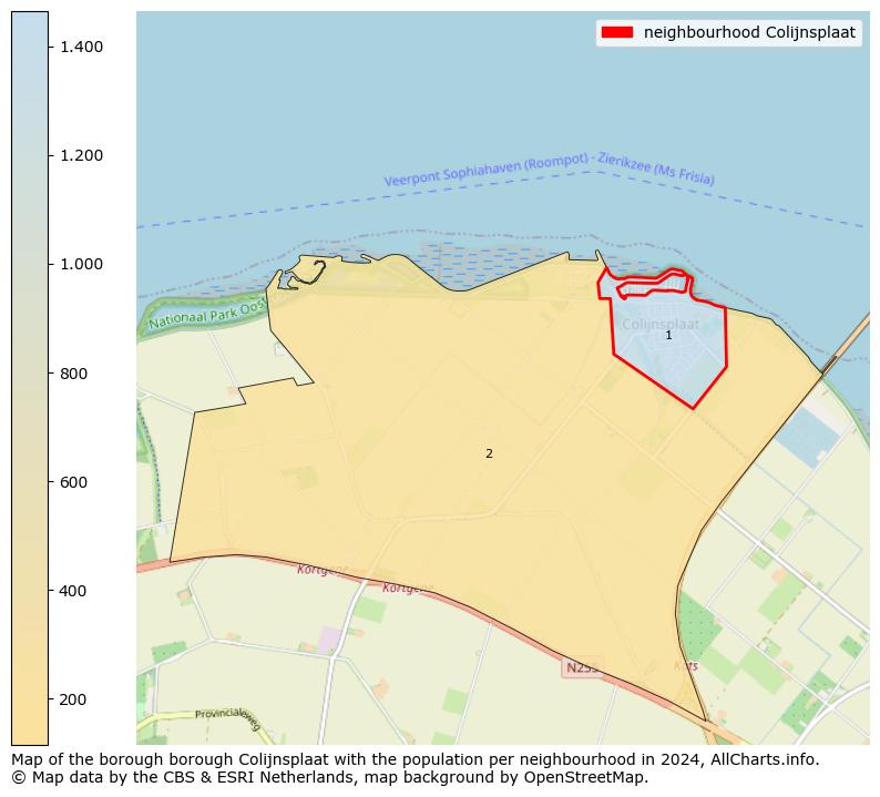 Image of the neighbourhood Colijnsplaat at the map. This image is used as introduction to this page. This page shows a lot of information about the population in the neighbourhood Colijnsplaat (such as the distribution by age groups of the residents, the composition of households, whether inhabitants are natives or Dutch with an immigration background, data about the houses (numbers, types, price development, use, type of property, ...) and more (car ownership, energy consumption, ...) based on open data from the Dutch Central Bureau of Statistics and various other sources!