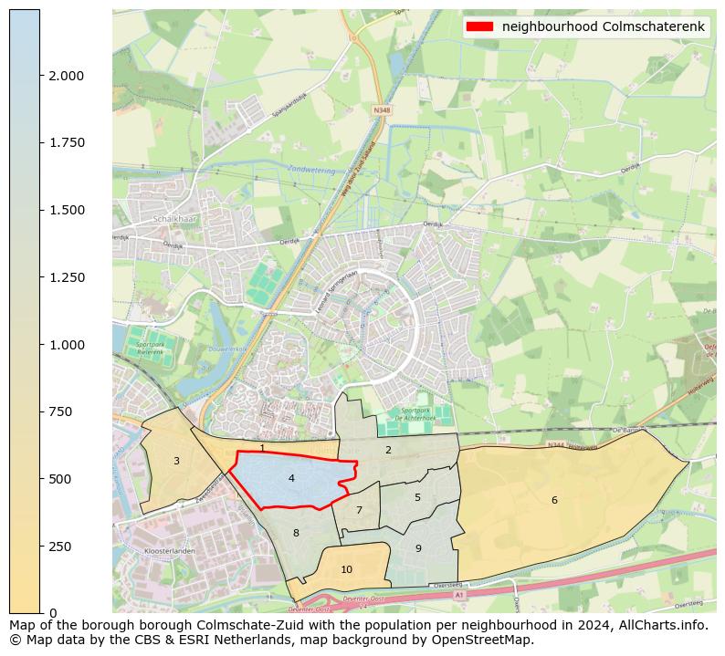 Image of the neighbourhood Colmschaterenk at the map. This image is used as introduction to this page. This page shows a lot of information about the population in the neighbourhood Colmschaterenk (such as the distribution by age groups of the residents, the composition of households, whether inhabitants are natives or Dutch with an immigration background, data about the houses (numbers, types, price development, use, type of property, ...) and more (car ownership, energy consumption, ...) based on open data from the Dutch Central Bureau of Statistics and various other sources!