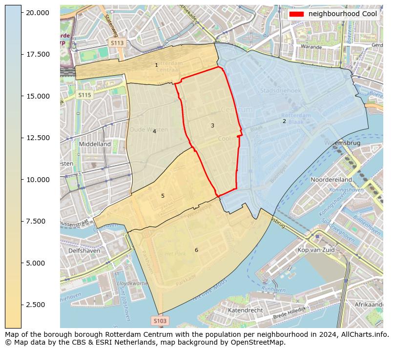 Image of the neighbourhood Cool at the map. This image is used as introduction to this page. This page shows a lot of information about the population in the neighbourhood Cool (such as the distribution by age groups of the residents, the composition of households, whether inhabitants are natives or Dutch with an immigration background, data about the houses (numbers, types, price development, use, type of property, ...) and more (car ownership, energy consumption, ...) based on open data from the Dutch Central Bureau of Statistics and various other sources!