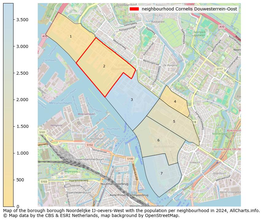 Image of the neighbourhood Cornelis Douwesterrein-Oost at the map. This image is used as introduction to this page. This page shows a lot of information about the population in the neighbourhood Cornelis Douwesterrein-Oost (such as the distribution by age groups of the residents, the composition of households, whether inhabitants are natives or Dutch with an immigration background, data about the houses (numbers, types, price development, use, type of property, ...) and more (car ownership, energy consumption, ...) based on open data from the Dutch Central Bureau of Statistics and various other sources!