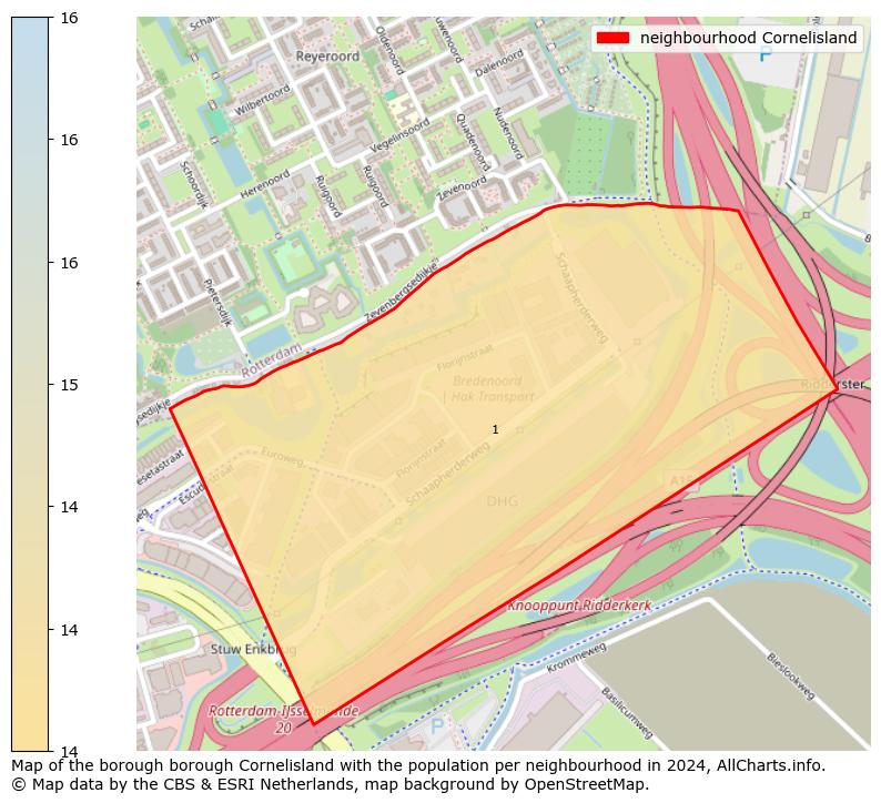 Image of the neighbourhood Cornelisland at the map. This image is used as introduction to this page. This page shows a lot of information about the population in the neighbourhood Cornelisland (such as the distribution by age groups of the residents, the composition of households, whether inhabitants are natives or Dutch with an immigration background, data about the houses (numbers, types, price development, use, type of property, ...) and more (car ownership, energy consumption, ...) based on open data from the Dutch Central Bureau of Statistics and various other sources!